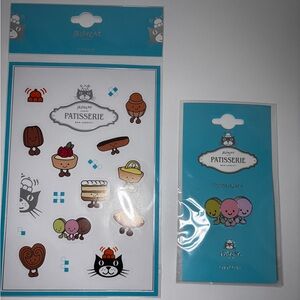 Jellycat Patisserie Dessert Sticker & Macaron Pin Set